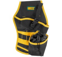 Пояс для инструмента, кобура для шуруповерта, полиэстер, 8 отделений FIT IT Пояс для инструмента, кобура для шуруповерта, полиэстер, 8 отделений FIT IT