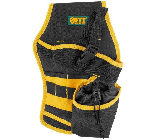 Пояс для инструмента, кобура для шуруповерта, полиэстер, 8 отделений FIT IT Пояс для инструмента, кобура для шуруповерта, полиэстер, 8 отделений FIT IT