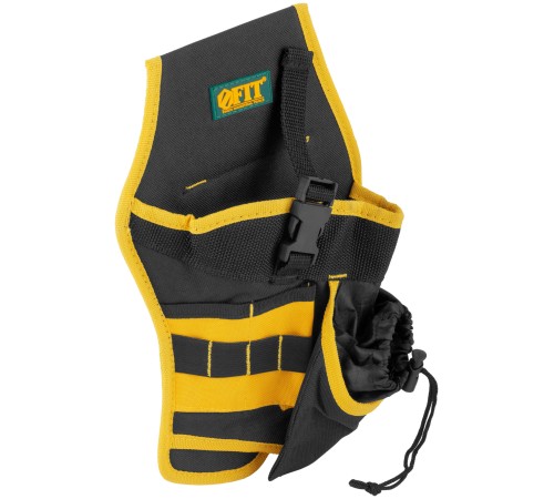 Пояс для инструмента, кобура для шуруповерта, полиэстер, 8 отделений FIT IT Пояс для инструмента, кобура для шуруповерта, полиэстер, 8 отделений FIT IT