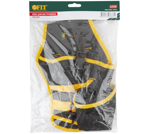 Пояс для инструмента, кобура для шуруповерта, полиэстер, 8 отделений FIT IT Пояс для инструмента, кобура для шуруповерта, полиэстер, 8 отделений FIT IT