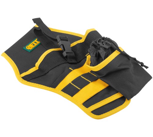 Пояс для инструмента, кобура для шуруповерта, полиэстер, 8 отделений FIT IT Пояс для инструмента, кобура для шуруповерта, полиэстер, 8 отделений FIT IT