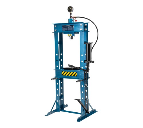 Пресс гидравлический с манометром и педалью, 30 т Stels