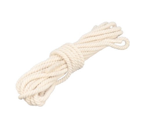 Веревка х/б, D 10 мм, L 11 м, крученая, 211 кгс Сибртех