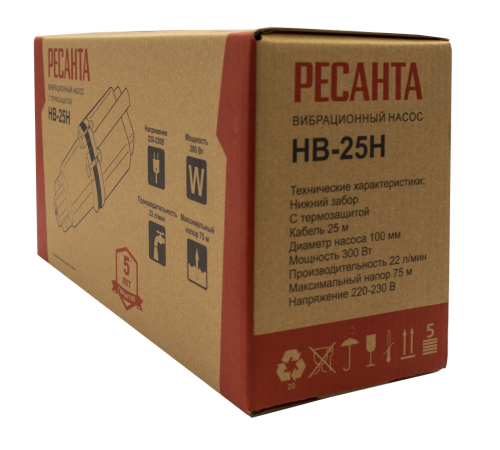 Вибрационный насос Ресанта НВ-25Н Вибрационный насос Ресанта НВ-25Н