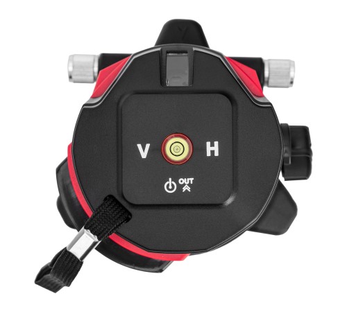 Лазерный уровень CRX-30G, 30 м, зеленый луч, батарейки, резьба 5/8