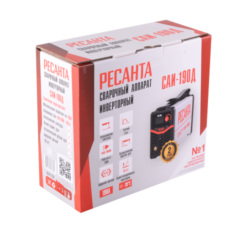 Сварочный аппарат инверторный Ресанта САИ-190Д Сварочный аппарат инверторный Ресанта САИ-190Д