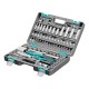 Набор инструментов, 1/2, 1/4, CrV, пластиковый кейс, 94 предмета, двенадцатигранные головки Stels