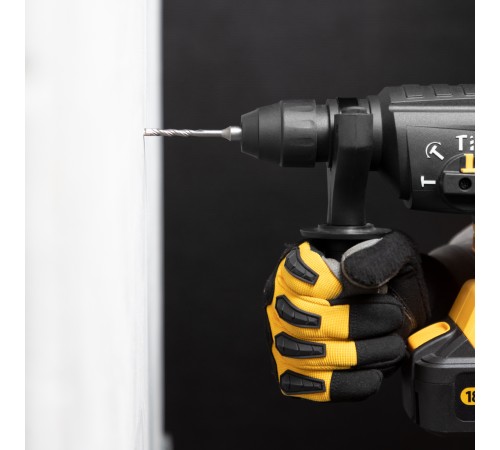 Бур по бетону, двойная спираль, три пылеотводящие кромки, 5 x 110 мм DENZEL