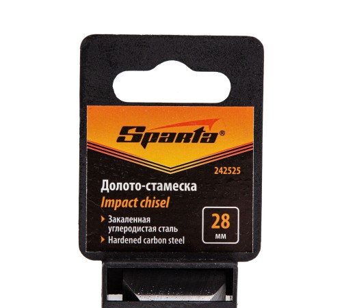 Долото-стамеска 28 мм, деревянная рукоятка// Sparta