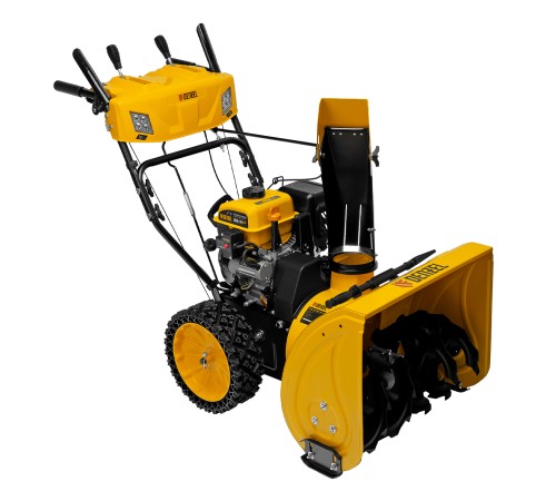 Бензиновая снегоуборочная машина SBM 610S PRO, 212 cc, электростартер, фара, обогрев Denzel Бензиновая снегоуборочная машина SBM 610S PRO, 212 cc, электростартер, фара, обогрев Denzel