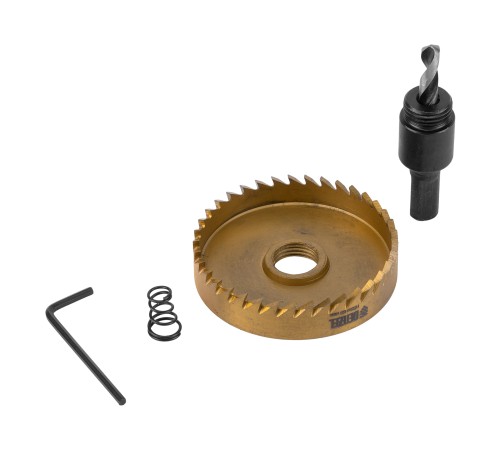 Коронка по металлу HSS, 65 мм, нитридтитановое покрытие Denzel