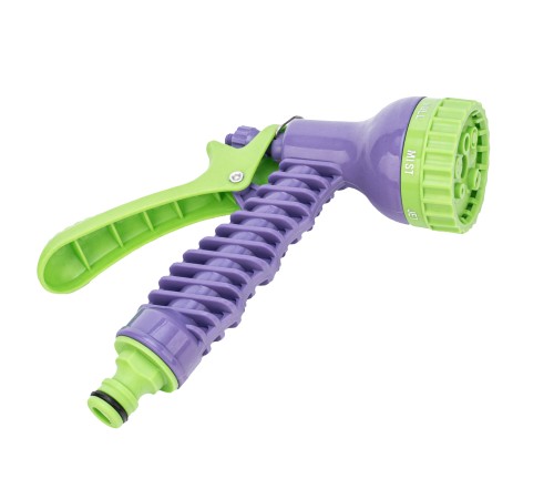 Набор поливочный, шланг 7,5-22,5 м, пистолет 7 реж., с быстросъемным соединителем Palisad Набор поливочный, шланг 7,5-22,5 м, пистолет 7 реж., с быстросъемным соединителем Palisad