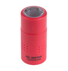 Головка торцевая диэлектрическая шестигранная 1/2", 15 мм KING TONY 4335VE15M