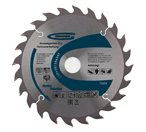 Пильный диск по дереву 150 x 20/16 x 24Т Gross