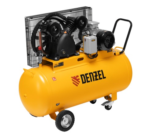 Компрессор воздушный рем. привод BCV 4000-T/200, 4,0 кВт, 200 литров, 690 л/мин Denzel Компрессор воздушный рем. привод BCV 4000-T/200, 4,0 кВт, 200 литров, 690 л/мин Denzel
