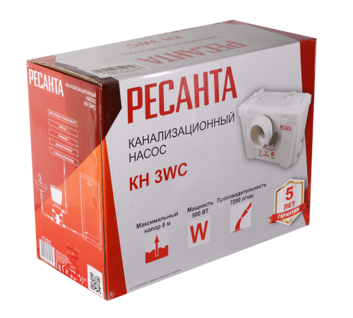 Канализационный насос Ресанта КН 3WC