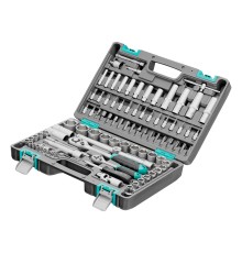 Набор инструментов, 1/2", 1/4", CrV, пластиковый кейс 94 предмета Stels