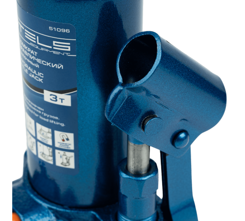 Домкрат гидравлический бутылочный, 3 т, H подъема 178-343 мм Stels