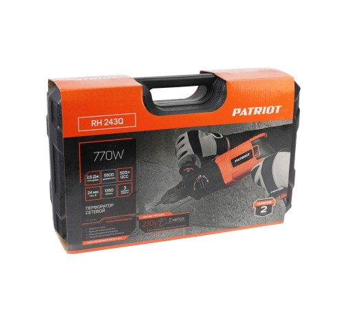 Перфоратор PATRIOT RH 243Q Перфоратор PATRIOT RH 243Q