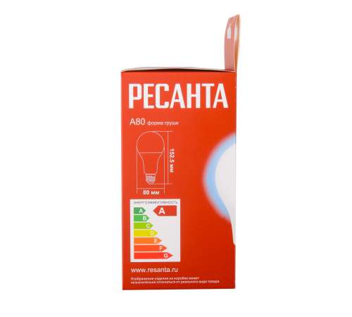 Лампа светодиодная Ресанта LL-R-A80-20W-230-6K-E27 Лампа светодиодная Ресанта LL-R-A80-20W-230-6K-E27