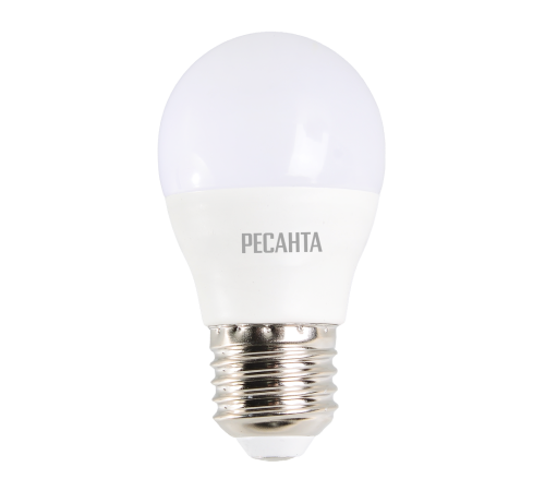 Лампа светодиодная Ресанта LL-R-G45-7W-230-4K-E27 Лампа светодиодная Ресанта LL-R-G45-7W-230-4K-E27