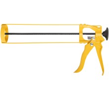 Пистолет для герметика 225 мм скелетный усиленный, магнитный спуск FIT IT