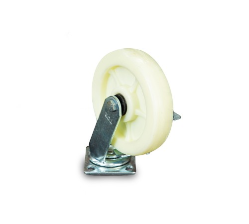 Колесо большегрузное поворотное SCdnb 80 200 
мм полипропиленовое с тормозом