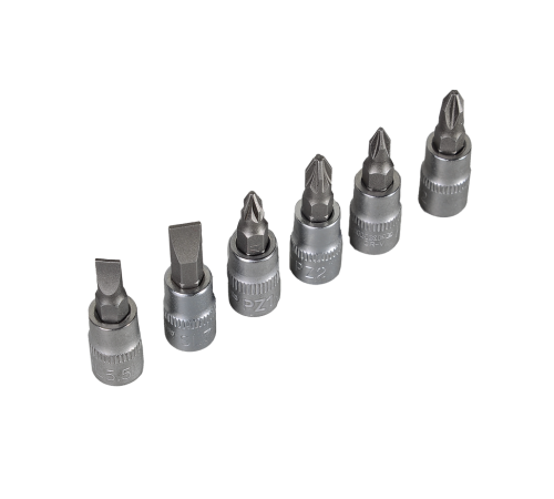 Набор инструментов, 1/4" , CrV, пластиковый кейс 29 предм Вихрь