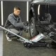 Домкрат гидравлический подкатный, 3.5 т, высота подъема 145-490 мм, с педалью Matrix