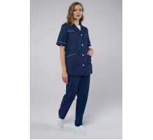 Костюм женский Магнолия (тк.ТиСи), т.синий