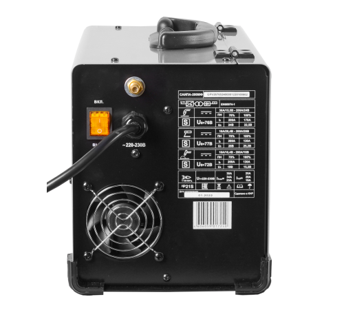 Сварочный полуавтомат многофункциональный Ресанта САИПА-200МФ (MIG/MAG/TIG)