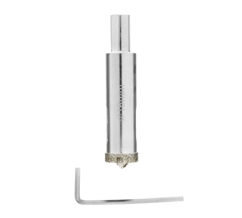 Сверло алмазное по керамограниту, 16 х 67 мм, трехгранный хвостовик Matrix