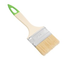 Кисть флейцевая, 70*8, натуральная щетина, пластиковая ручка, 10шт Сибртех