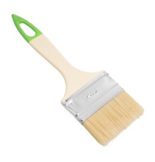 Кисть флейцевая, 70*8, натуральная щетина, пластиковая ручка, 10шт Сибртех