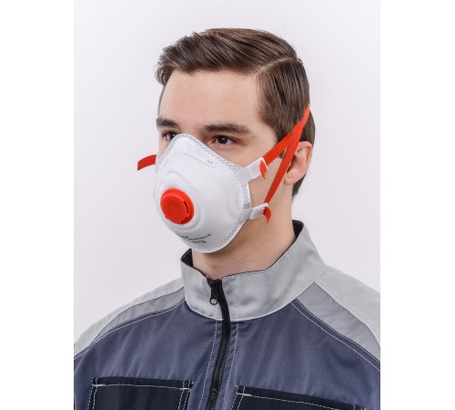 Респиратор чашеобразный DSK PRO 5512 НК с клапаном, FFP3 (10 шт) Респиратор чашеобразный DSK PRO 5512 НК с клапаном, FFP3 (10 шт)