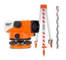 Комплект оптический нивелир RGK N-24 + штатив S6-N + рейка AMO S5