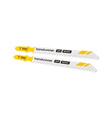 Пилки для лобзика по дереву 2шт, T111C (мяг,тверд 5-50мм) Hanskonner
