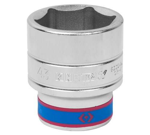 Головка торцевая стандартная шестигранная 3/4", 43 мм KING TONY 633543M Головка торцевая стандартная шестигранная 3/4", 43 мм KING TONY 633543M