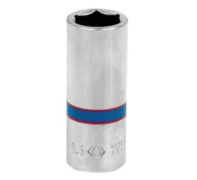 Головка торцевая глубокая шестигранная 1/4", 13 мм KING TONY 223513M Головка торцевая глубокая шестигранная 1/4", 13 мм KING TONY 223513M
