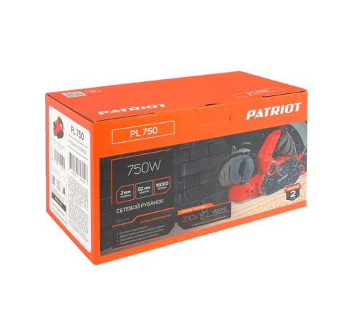 Рубанок электрический PATRIOT PL 750 Рубанок электрический PATRIOT PL 750