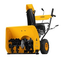 Бензиновая снегоуборочная машина SBM 610, 212 cc, ручной старт, фара Denzel