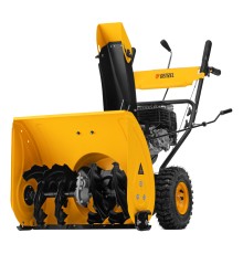 Бензиновая снегоуборочная машина SBM 610, 212 cc, ручной старт, фара Denzel