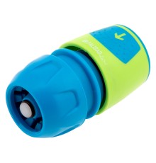 Соединитель быстросъемный для шланга 1/2-3/4, аквастоп, АВС-пластик Palisad Luxe