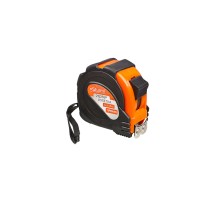 Рулетка 5x25мм, обрезиненная, магнит на зацепе, Sturm!