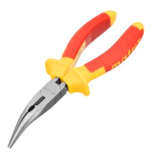Длинногубцы изогнутые Insulated, 160 мм, двухкомпонентные рукоятки Matrix Professional Длинногубцы изогнутые Insulated, 160 мм, двухкомпонентные рукоятки Matrix Professional
