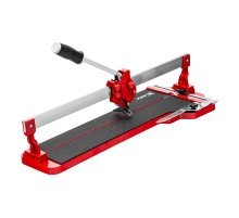 Плиткорез ручной монорельсовый 600 х 14 мм, ходовая каретка,9/4 рег. подшипников, литая станина// MTX