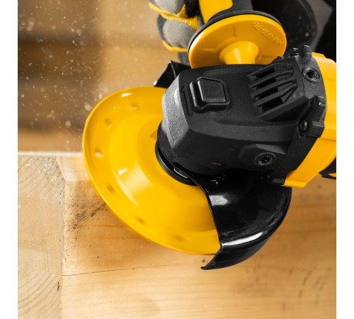 Чашка твёрдосплавная зачистная,125 мм, Наклонная, крупное зерно #8 Denzel