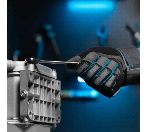 Набор ключей комбинированных с трещоткой, 8-19 мм, 7 шт, CrV Gross