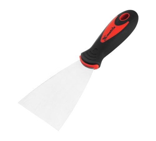 Шпательная лопатка из нержавеющей стали, 80 мм, двухкомпонентная ручка Matrix