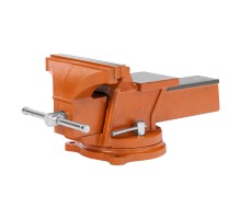 Тиски слесарные, 200 мм, поворотные, с наковальней Sparta